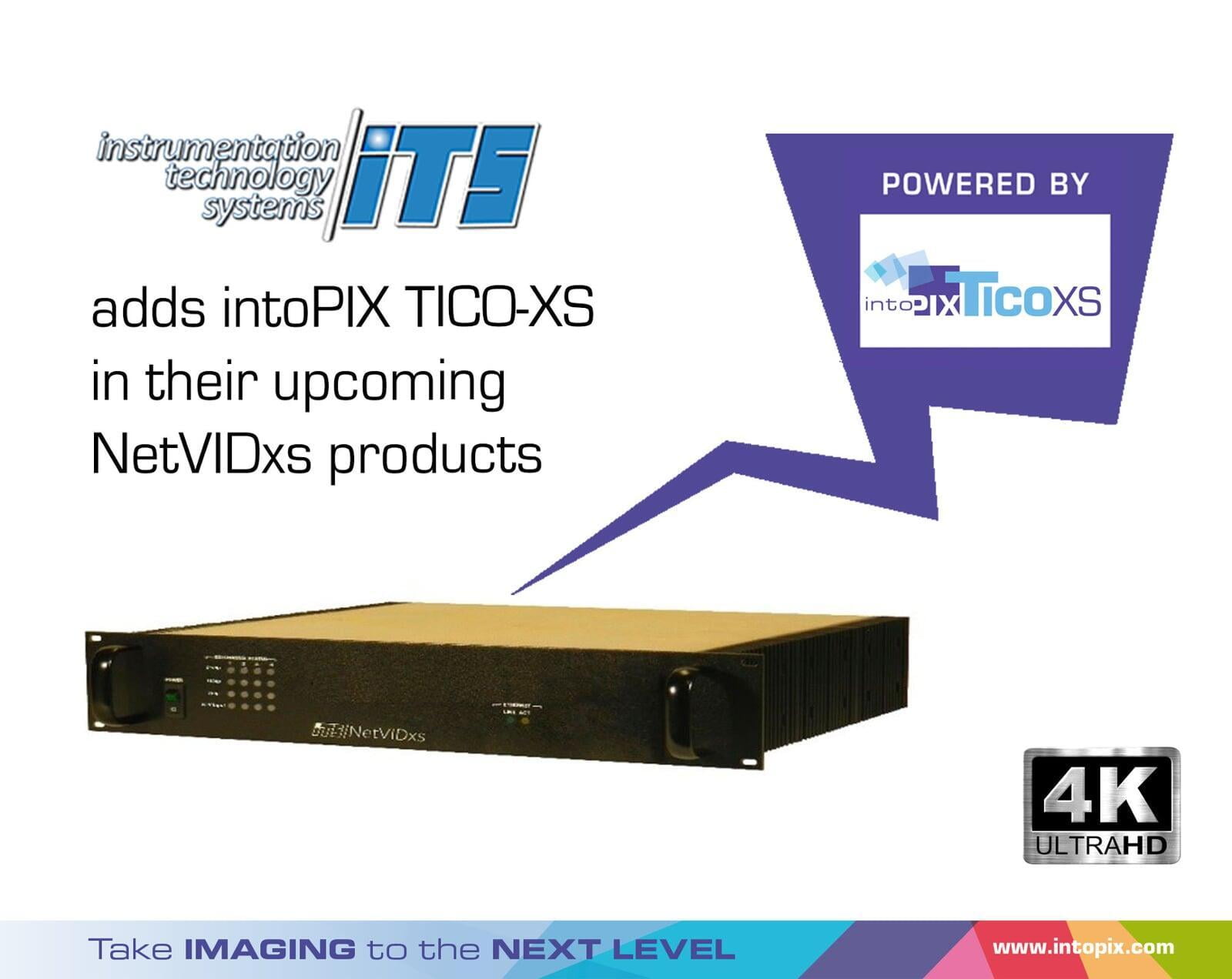 Instrumentation Technology Systems adds intoPIX TICO-XS to their upcoming NetVIDxs